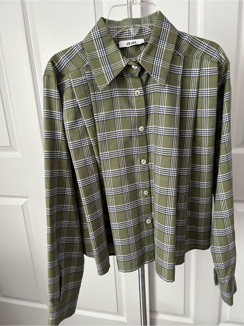 Cropped Button-Down Shirt NWOT